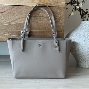 Tory Burch Emerson Small Leather Buckle Tote